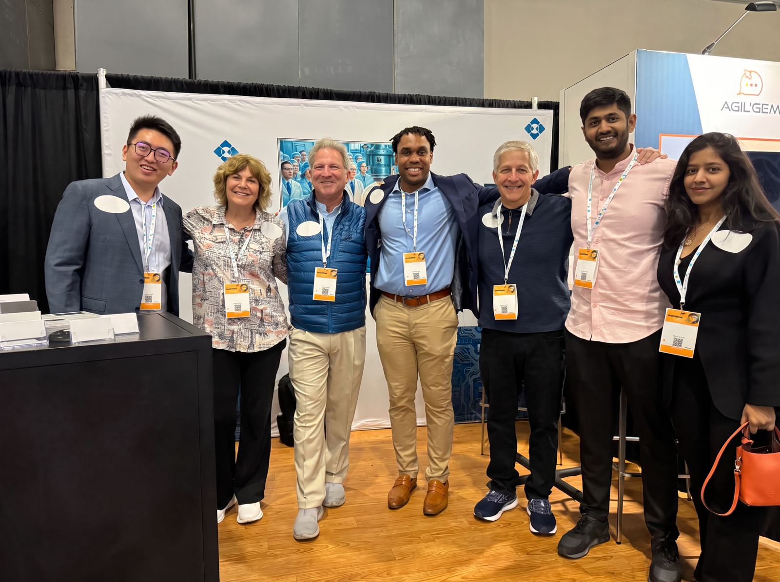SEMICON West 2024 — Navi Material team at the Think Grown Diamond booth